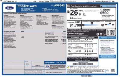 2023 Ford Escape ST-Line Select
