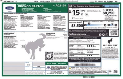 2024 Ford Bronco Raptor