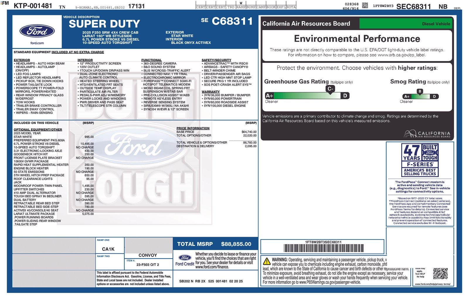 2025 Ford F-250SD Lariat
