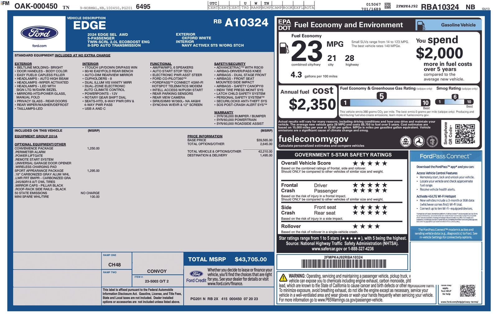2024 Ford Edge SEL