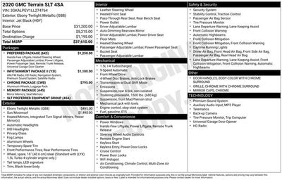 2020 GMC Terrain SLT