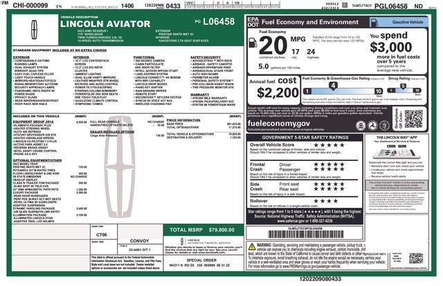 2023 Lincoln Aviator Reserve