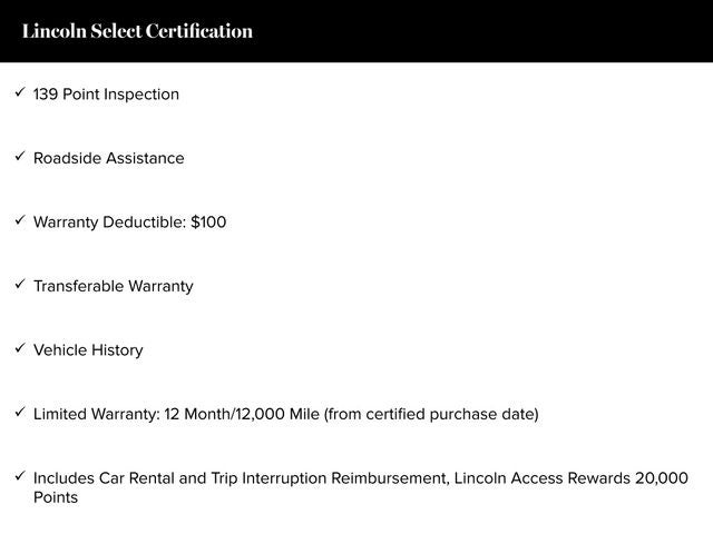 2020 Lincoln Corsair Standard