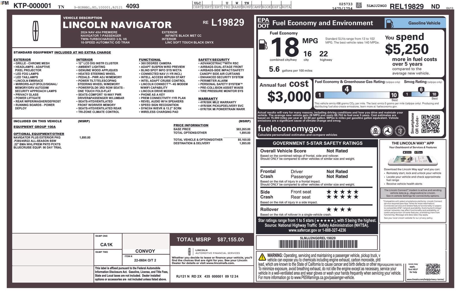 2024 Lincoln Navigator Premiere