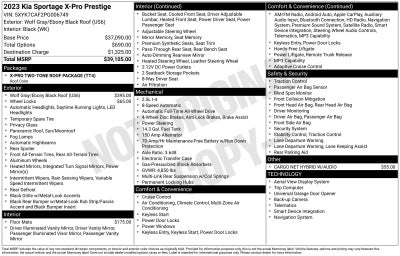 2023 Kia Sportage X-Pro Prestige