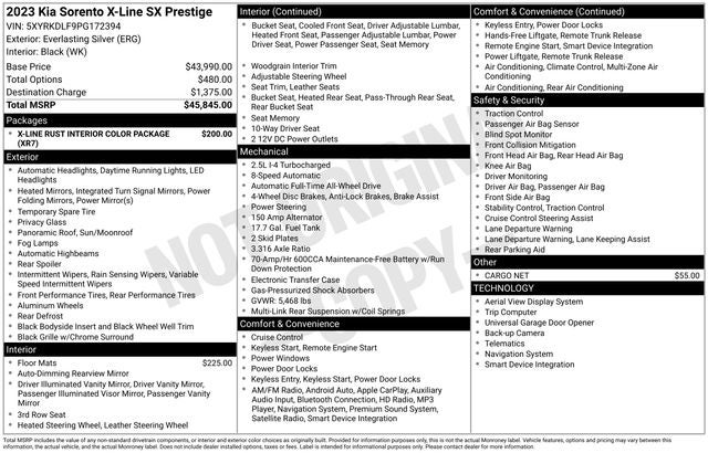 2023 Kia Sorento X-Line SX Prestige