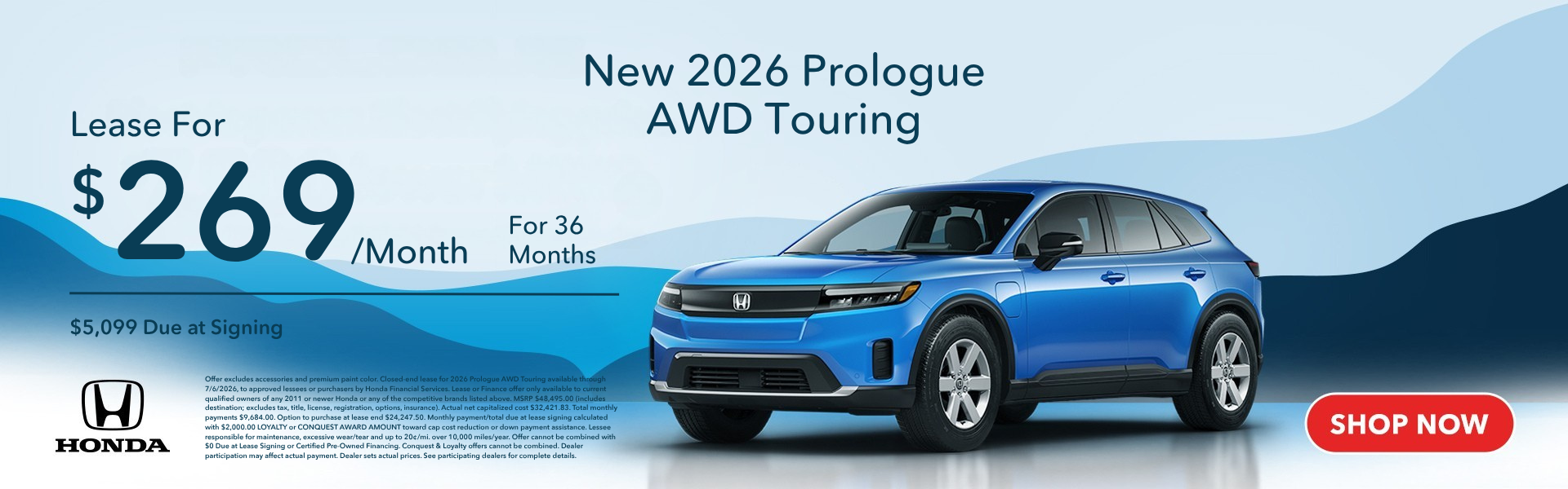 New 2026 Prologue AWD Touring