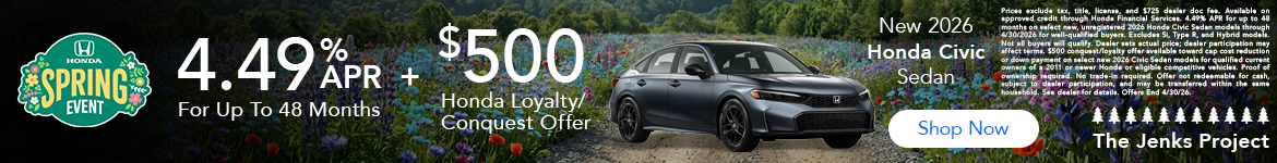 New 2026 Honda Civic Sedan