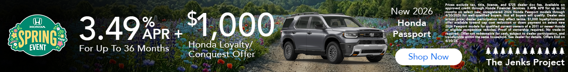 New 2026 Honda Passport