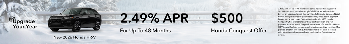 New 2026 Honda HR-V