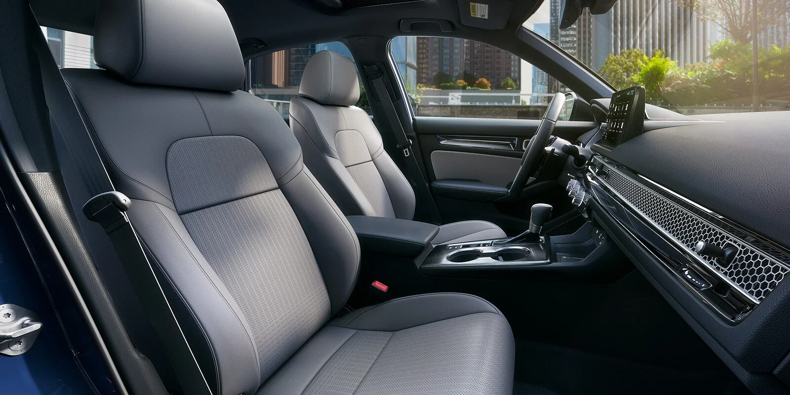 2026 Honda Civic Sport Touring Hybrid interior, front seats and dashboard