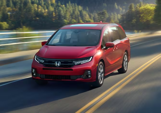 2026 Honda Odyssey exterior action shot
