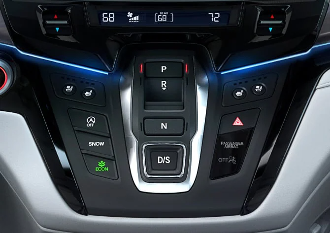 2026 Honda Odyssey interior controls cabin camera rear entertainment buttons