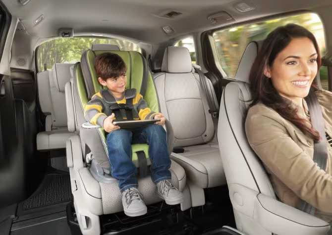 2026 Honda Odyssey second row car seats child safety seat easy access