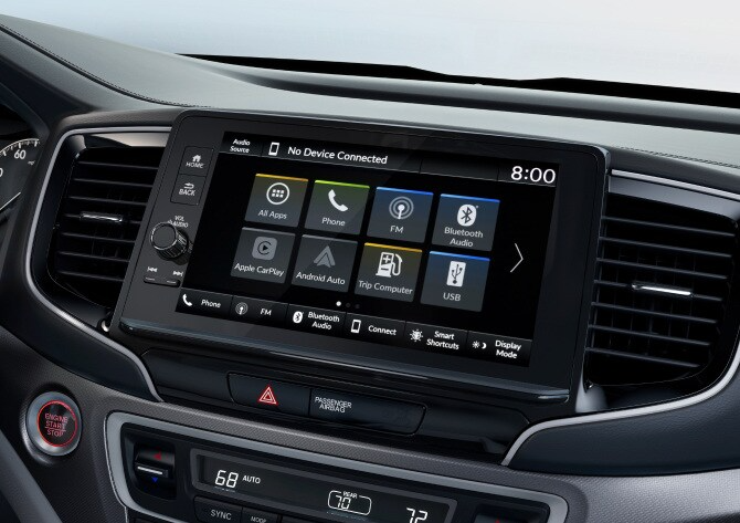 2026 Honda Ridgeline interior touchscreen display