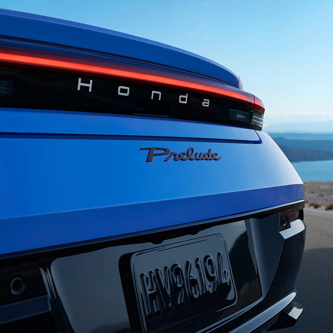2026 Honda Prelude Hybrid badge logo detail