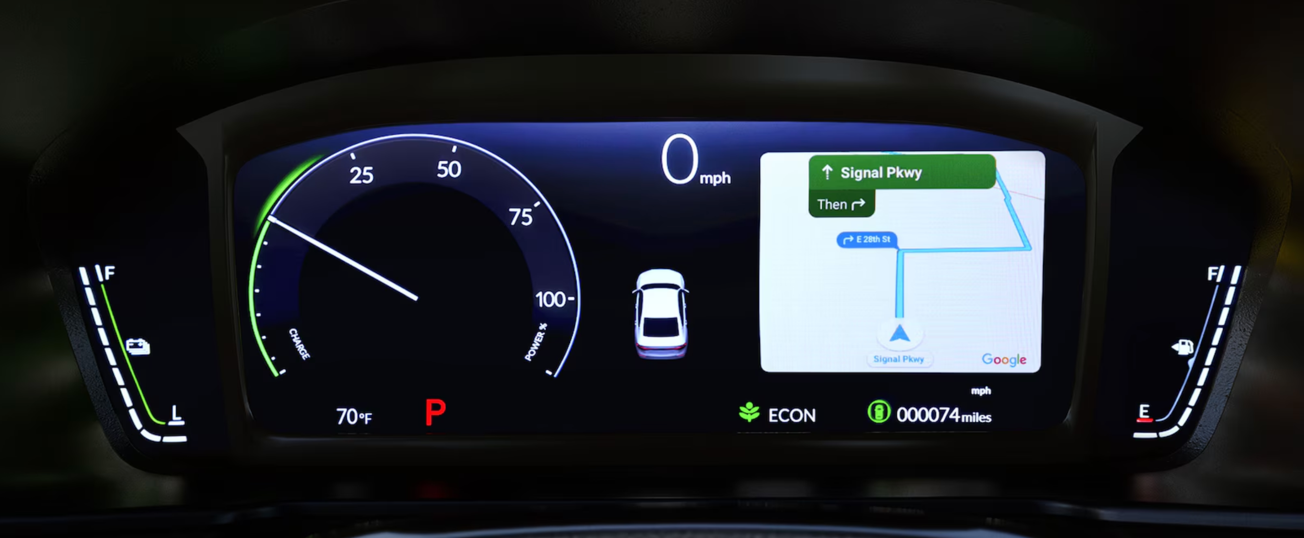 2025 honda accord hybrid instrument cluster
