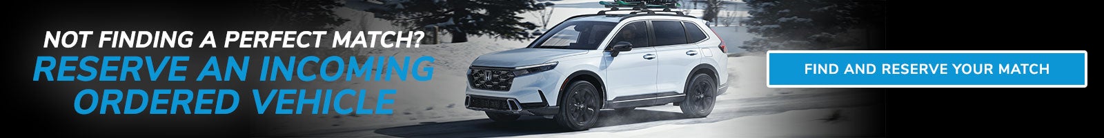 Reserve Incoming Vehicle